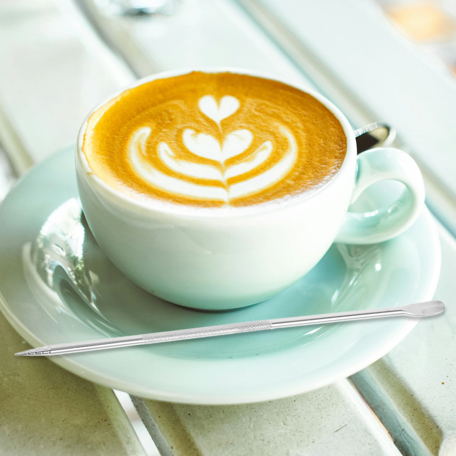 

Coffee Latte Needle Stir Blender Stick Pen Stirrer Barbells Mixer Distributor Stirrers Holder Hand