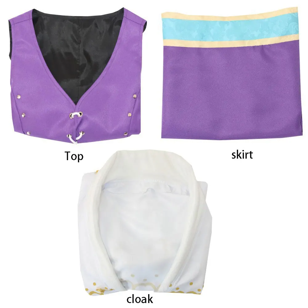 Disfraz de cosplay de Robin con chaqueta con cuello de piel, una pieza, disfraz de cosplay de Nicole Robin