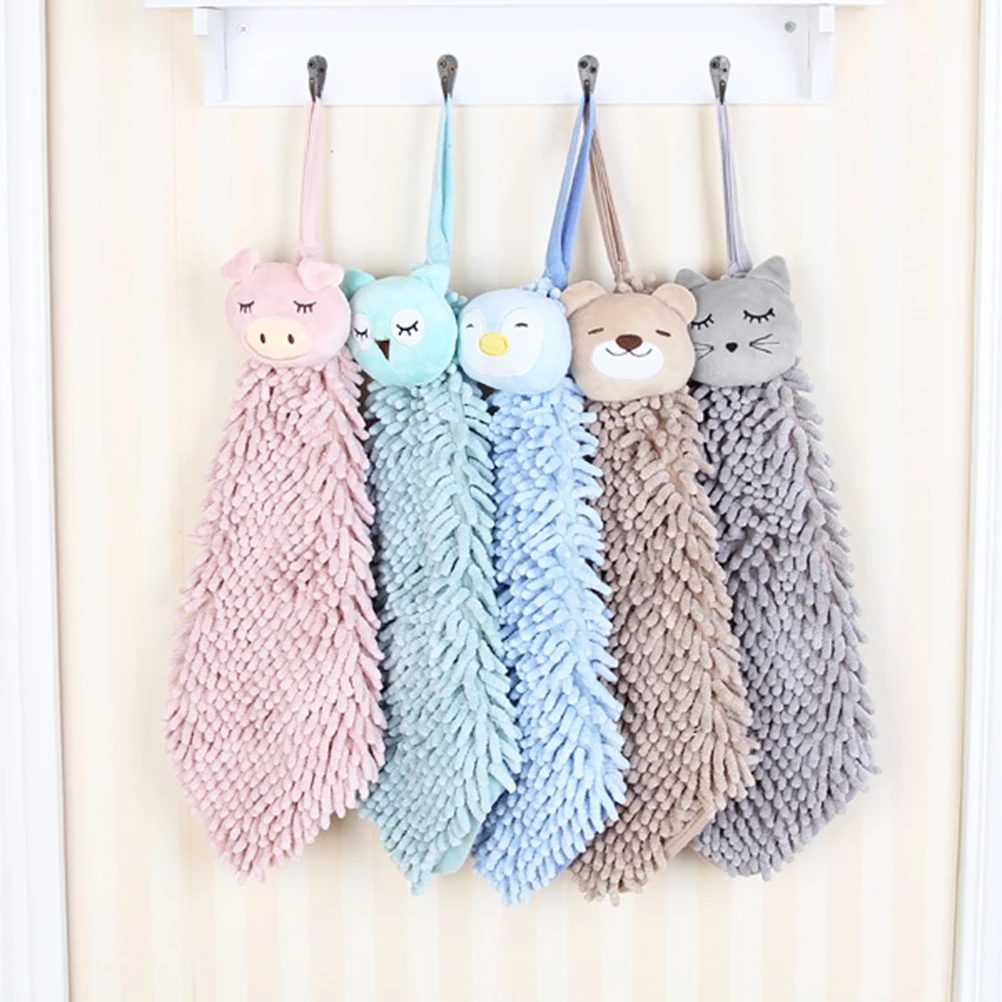 

Hanging Scarf Water Absorption Towels Creative Hand Absorbent Dry Microfiber Pet Design