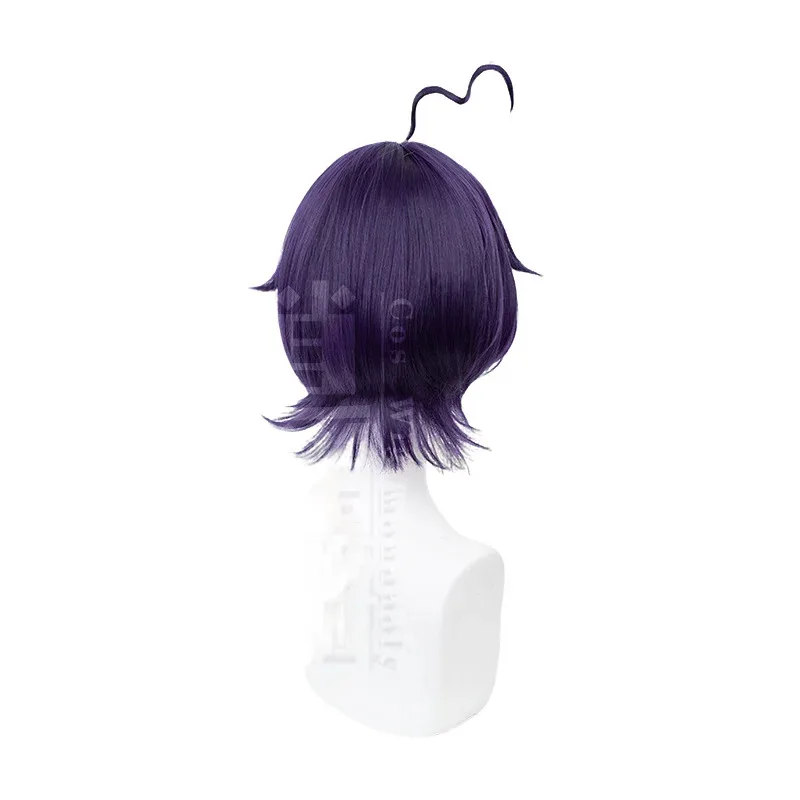 Anime Gushing Over Magical Girls Hiirag Utena Cosplay Wig 35CM Purple Heat-resistant Synthetic Hair Halloween Party +wig Cap