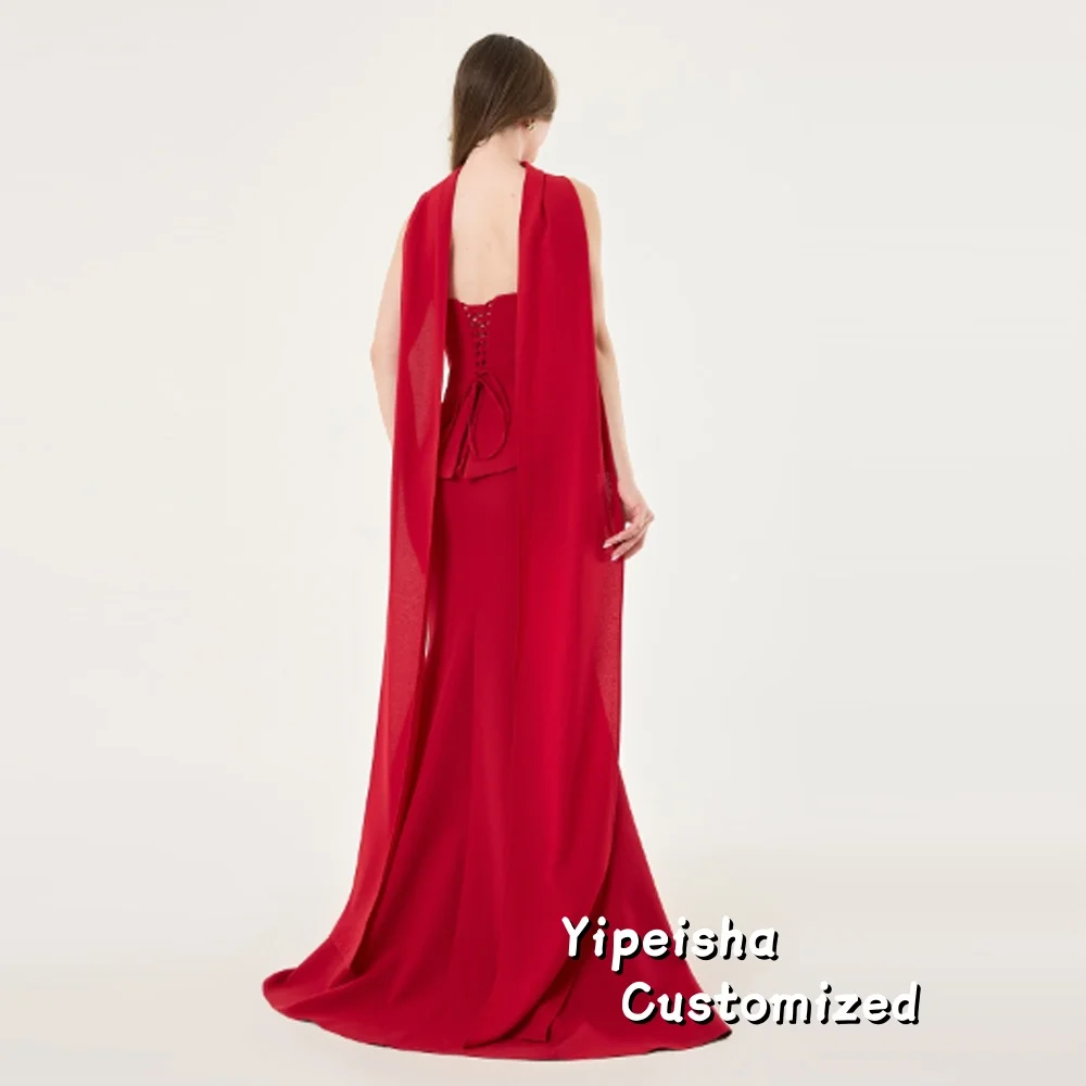 فستان حورية البحر مطرز بالترتر مخصص للحفلات الراقصة على شكل قلب فساتين سهرة طويلة مناسبة مخصصة للمشاهير أنيقة ورائعة