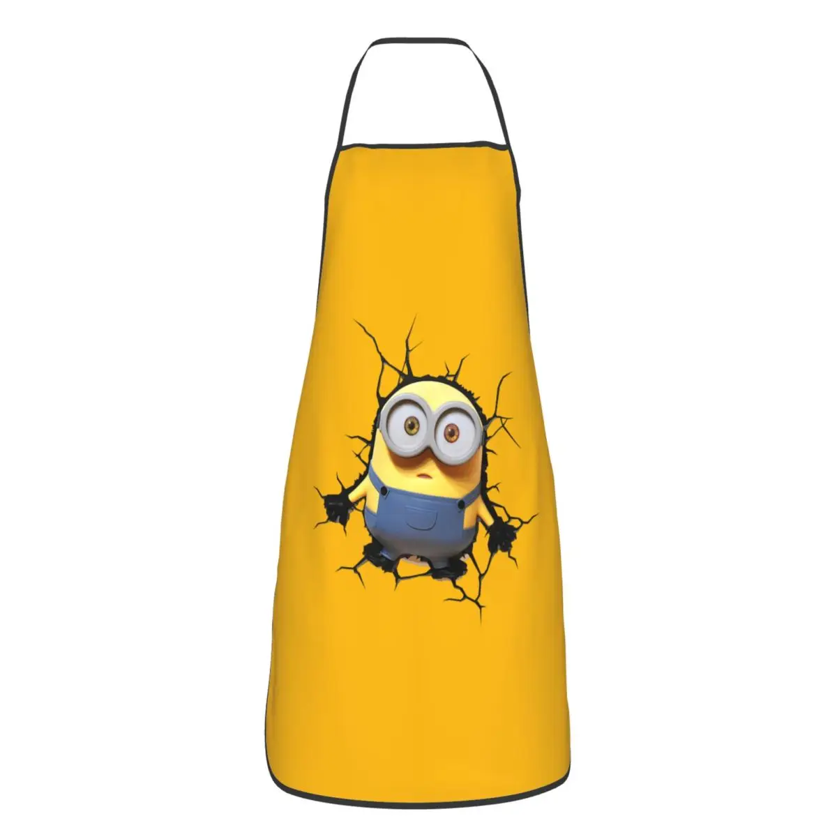 

Забавные фартуки с миньонами на заказ для мужчин и женщин, для взрослых, унисекс, кухонный нагрудник для шеф-повара, столб, кухня, приготовление пищи, выпечка, живопись