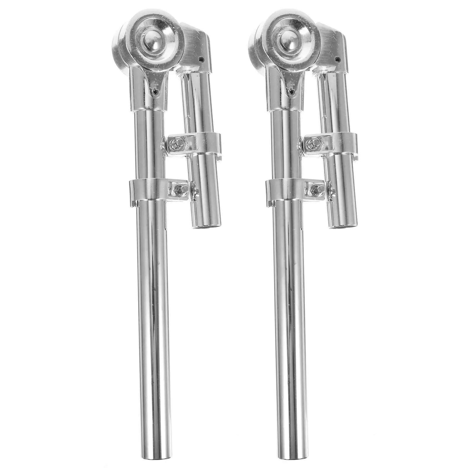 

Drum Water Pipe Suspension Display Stand Mount for Percussion Instrument Metal Silver Tom