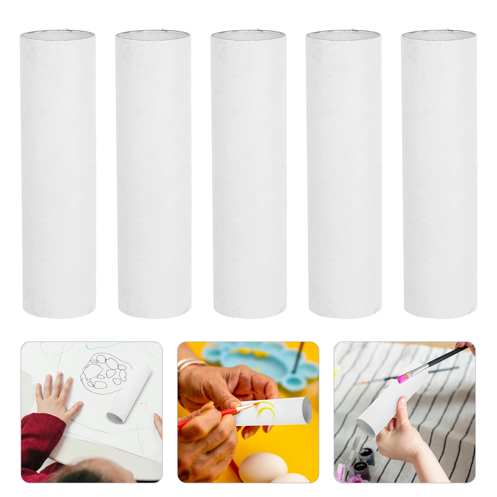

12 Pcs Tubes for Art Paintings Cardboard Drawing Craft Drawings Mailing Thin Manual