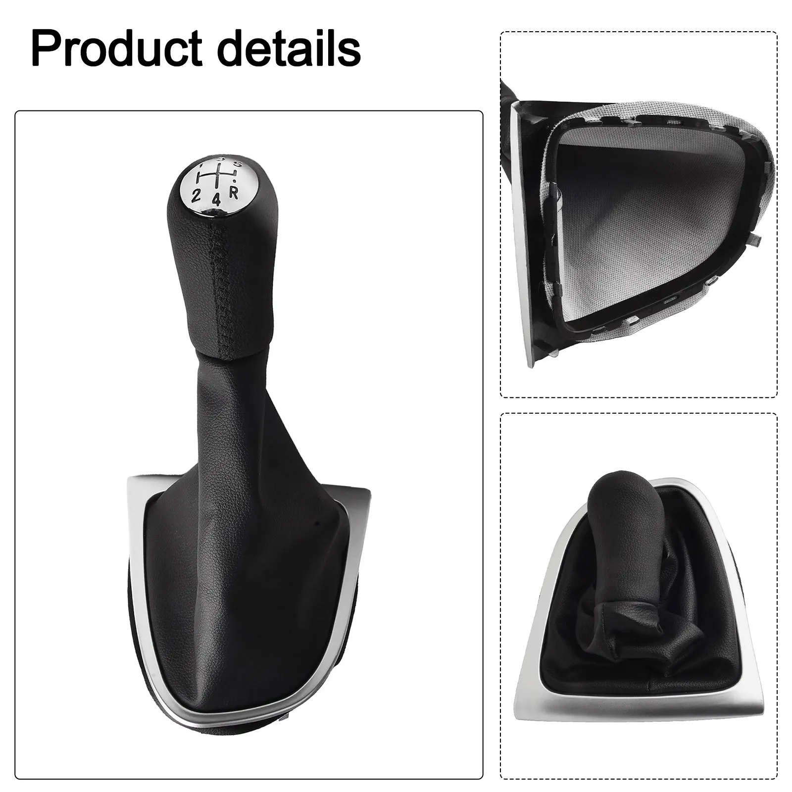 969357916R 5Speed Shift Knob Lever Knob Manual Gearbox Handles For Clio MK4 2002 Car Interior Replacement Accessories