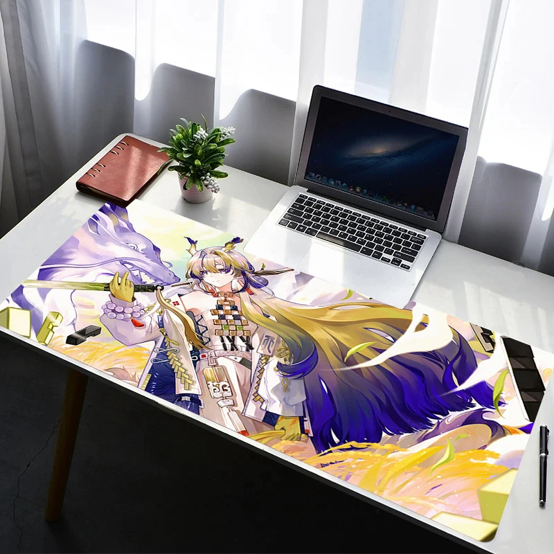 แผ่นรองเมาส์สำหรับเล่นเกม ดีไซน์กันลื่น ยางกันลื่น อาร์คไนท์ส ชู เบส แผ่นรองโต๊ะแบบขยาย สำหรับเกมเมอร์ อุปกรณ์เสริมคอมพิวเตอร์สำนักงาน แผ่นรองเมาส์