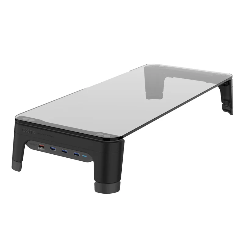 

Computer monitor heightening frame wireless charging, double-layer adjustable expansion bracket base