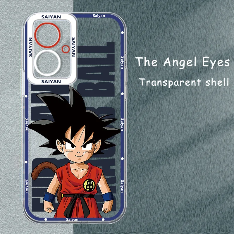 D-Dragon Balls Angel Eye Phone Case For OPPO Reno Realme Find X3 Lite 11 10 6 5 6Z 8T 8Z 5F 8 7 7i(Global) 5 Pro Plus Funda Soft