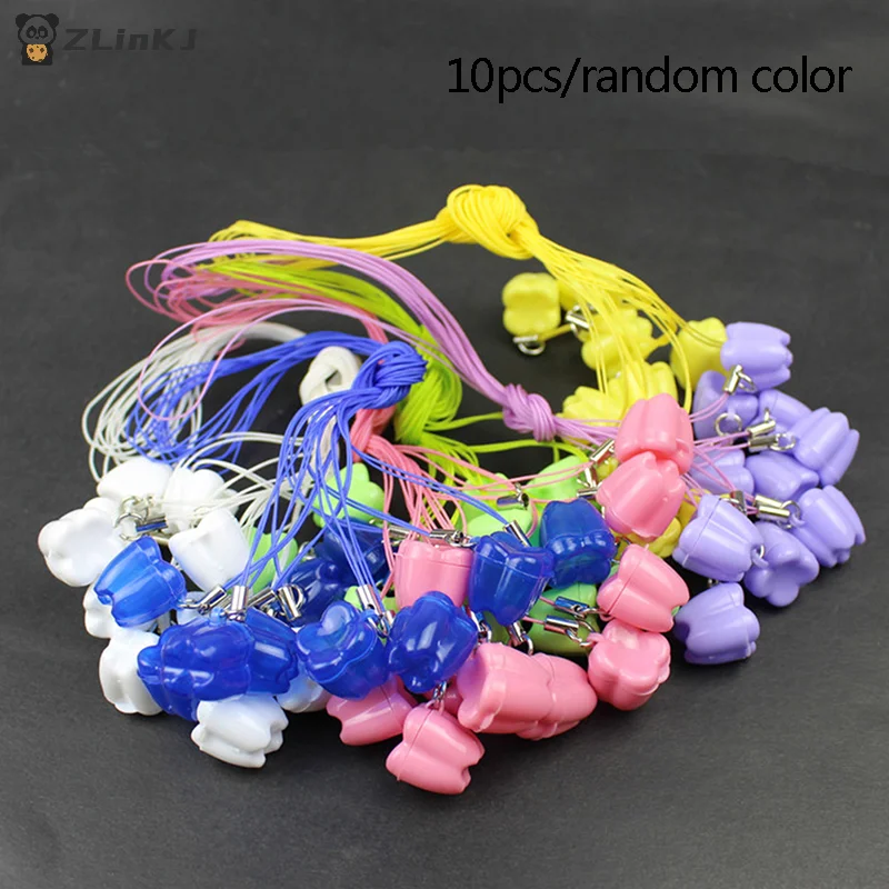 

▶ Набор из 10 разноцветных коробочек для хранения детских молочных зубов, органайзер для сувениров, держатель для сохранения детских зубов