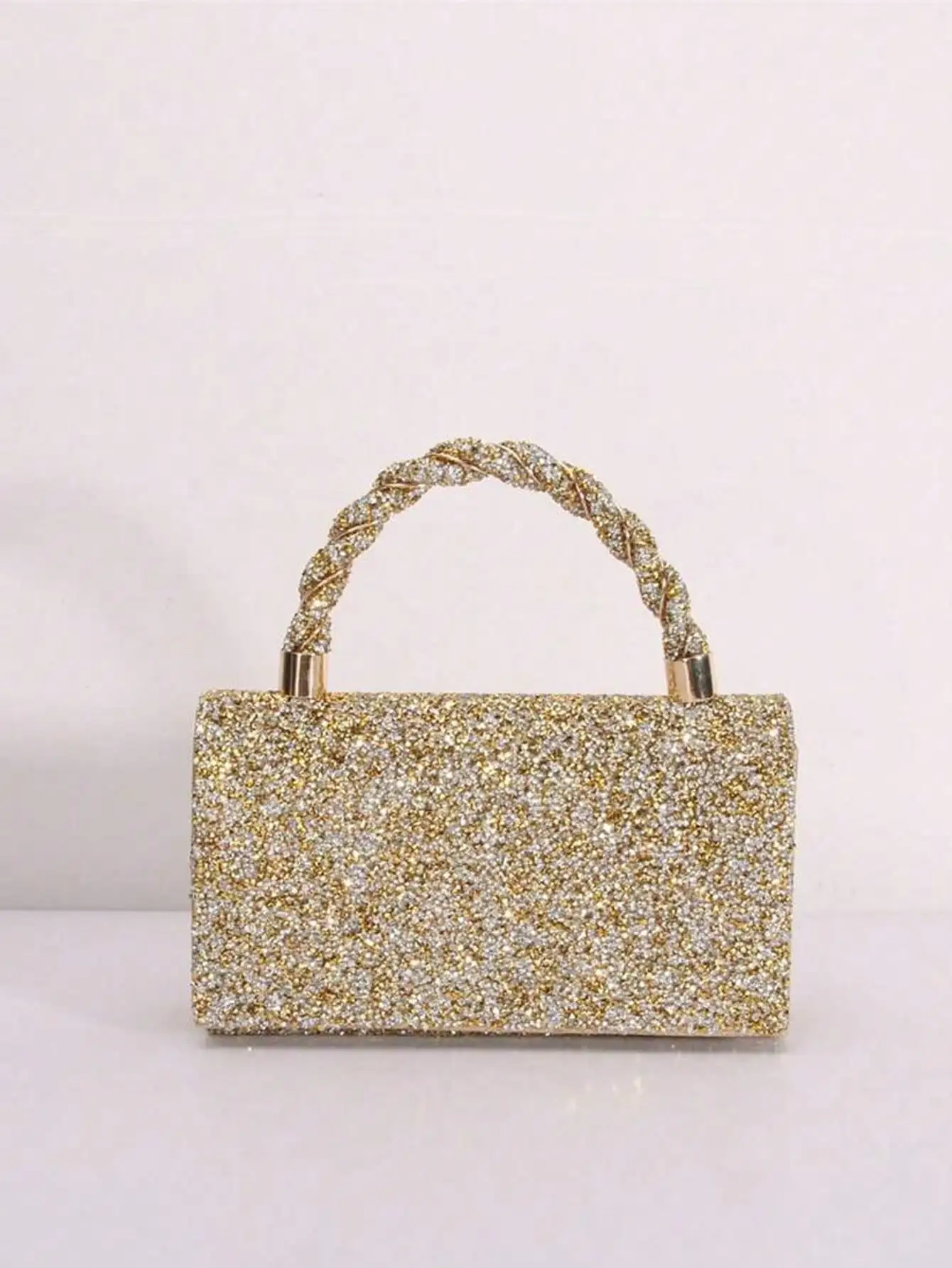 حقيبة يد ديكور من حجر الراين اللامع: حقيبة سهرة أنيقة ورائعة، مثالية للحفلات/الزفاف/الحفلة الراقصة والهدايا النسائية
