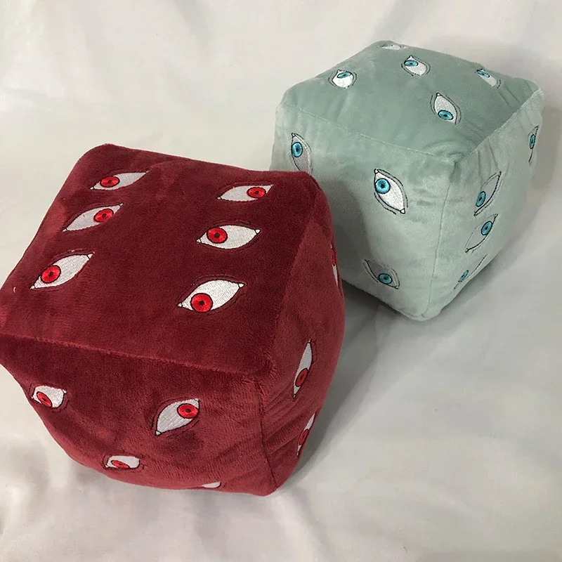 Anime Gojo Prison Realm Plush Toy Jujutsu Kaisen Geto Suguru Dice Figurine Statue Jjk Satoru Gojo Stuffed Doll Anime Toy Gifts