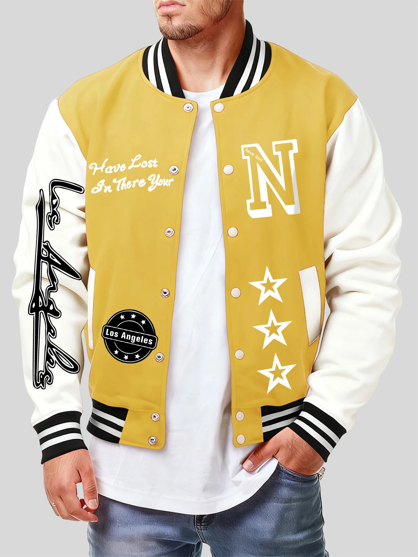 

Мужские куртки с принтом «Утепленная в другая звезда», флисовая уличная одежда в стиле хип-хоп, уличная повседневная одежда, свободный модный бейсбольный трикотаж