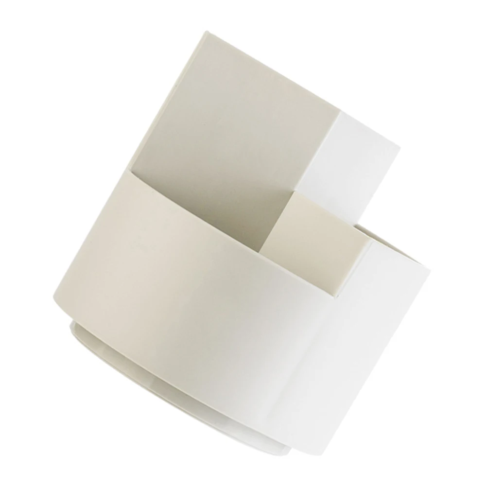 

Rotating Pen Holder Organizer Desktop Pencil White Rotatable Plastic Art Supply Office