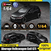New In Stock Bburago 1:64 Volkswagen Golf Gti Alloy Miniature Diecast Model Lamborghini Revuelto Shelby Car Custom Toys Kid Gift