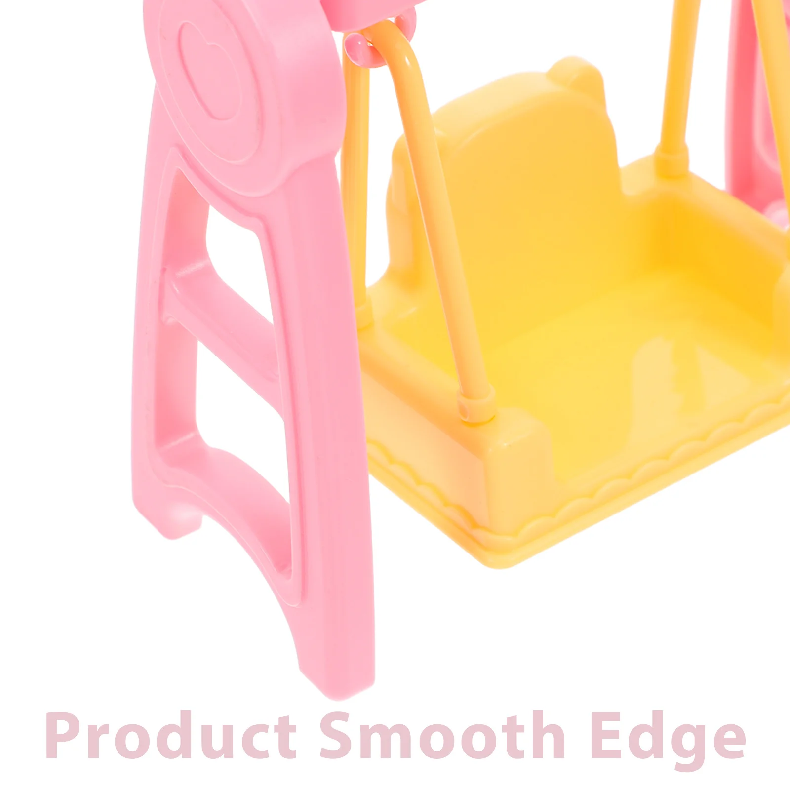 2 セット子供のふり遊びミニチュアドールハウス家具スイングロッキングホースクリエイティブ DIY 城アクセサリー