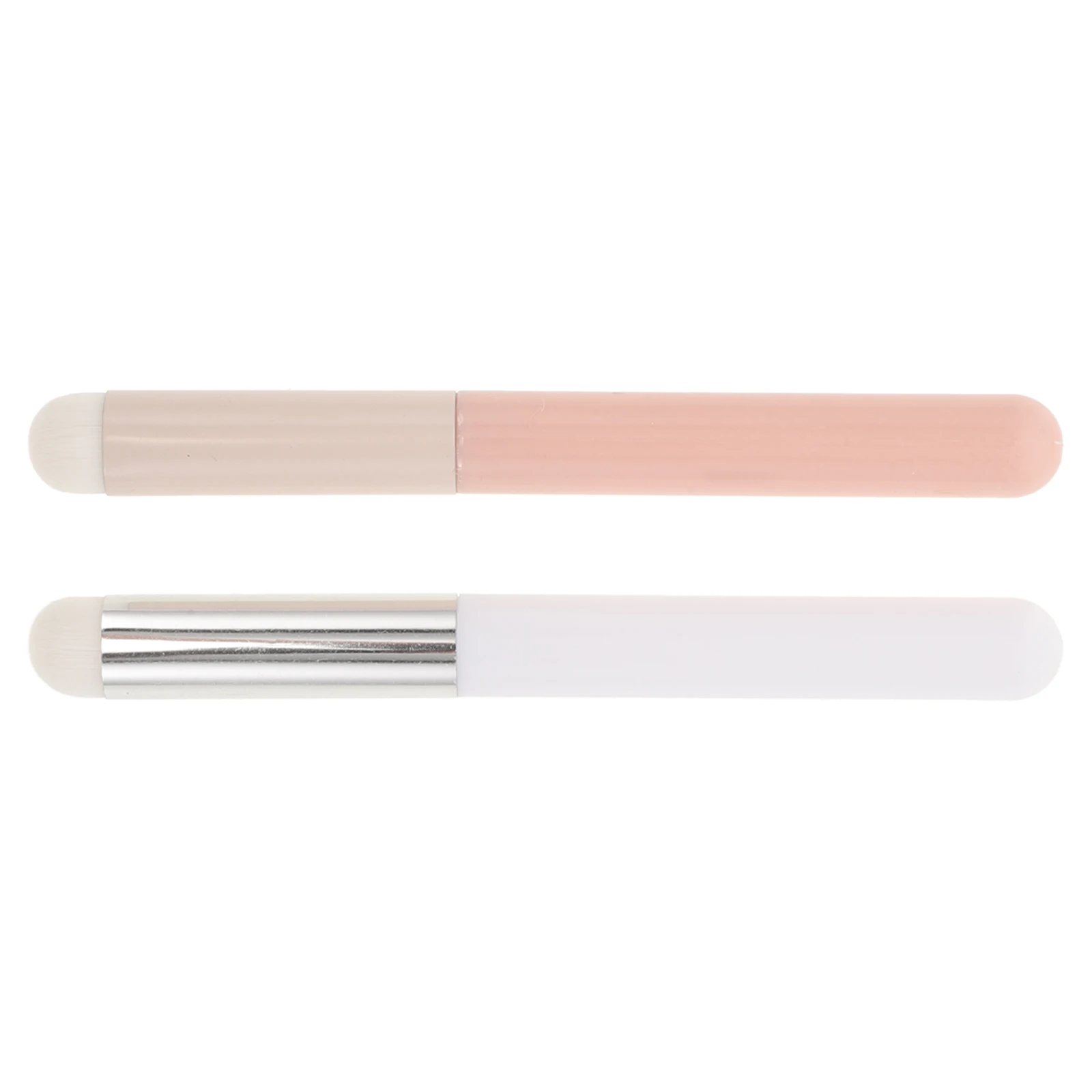 

2pcs Lip Brush Mushroom Head Ultrasoft Double End Makeup Gloss Brushes Lips Applicator Lip Glaze Skin Scrubber