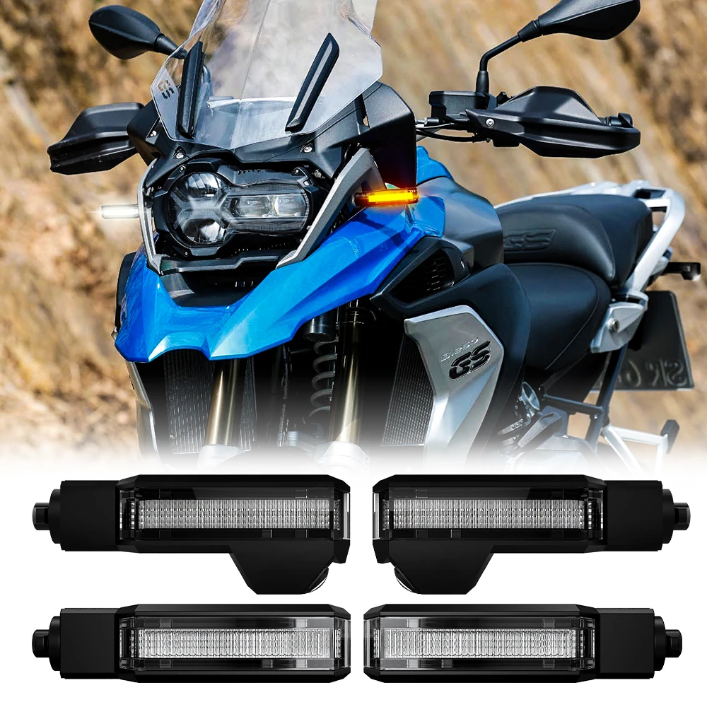 Emark Approved Signals For BM F800 R1200 GS R1200 Motorcycle Front Rear Turn Signal Light DRL Led Indicator Light Lamp