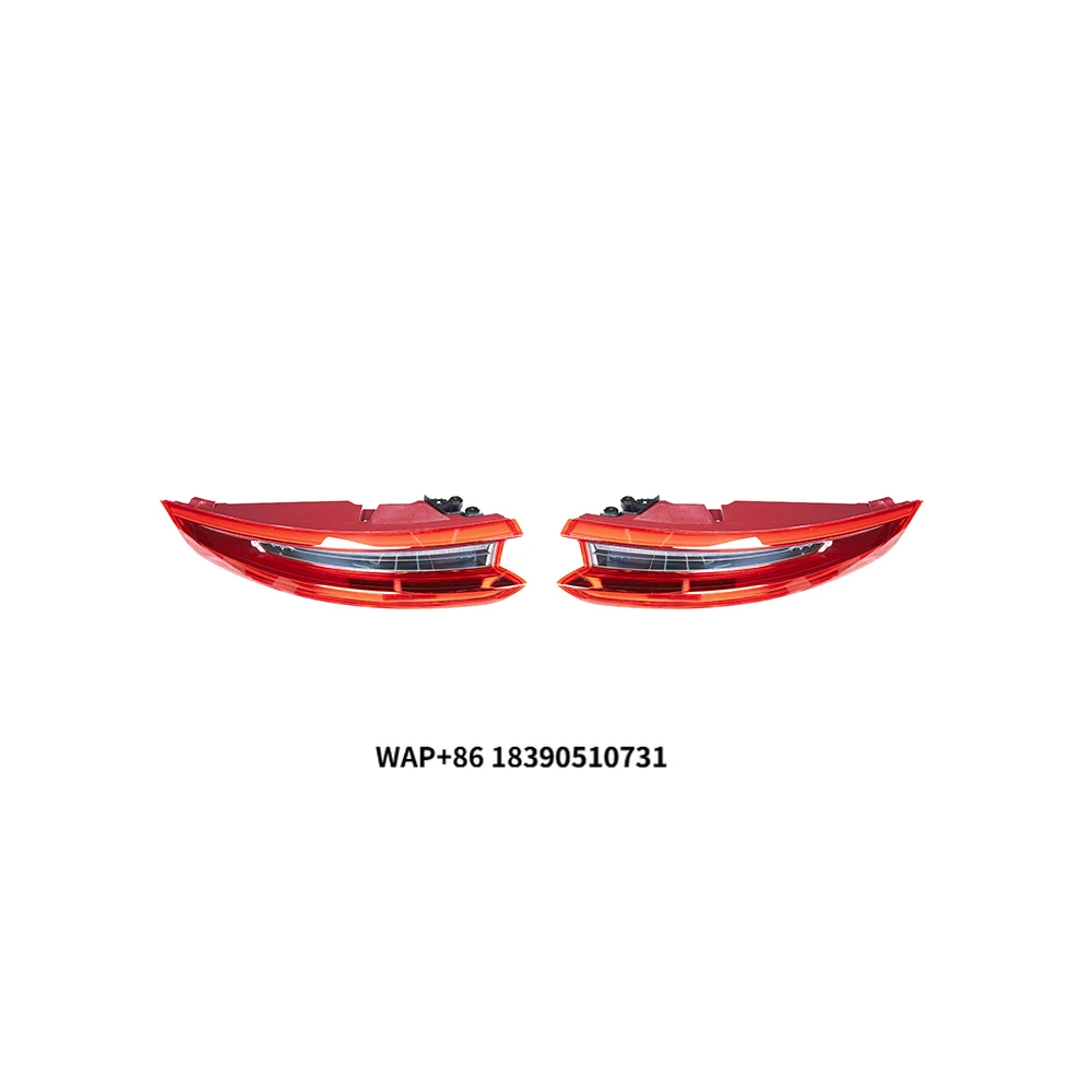 KM Premium High Quality Red with Flow Water Style Taillight for Carrera 991.2 OE Car Accessories  and Rear Bumper