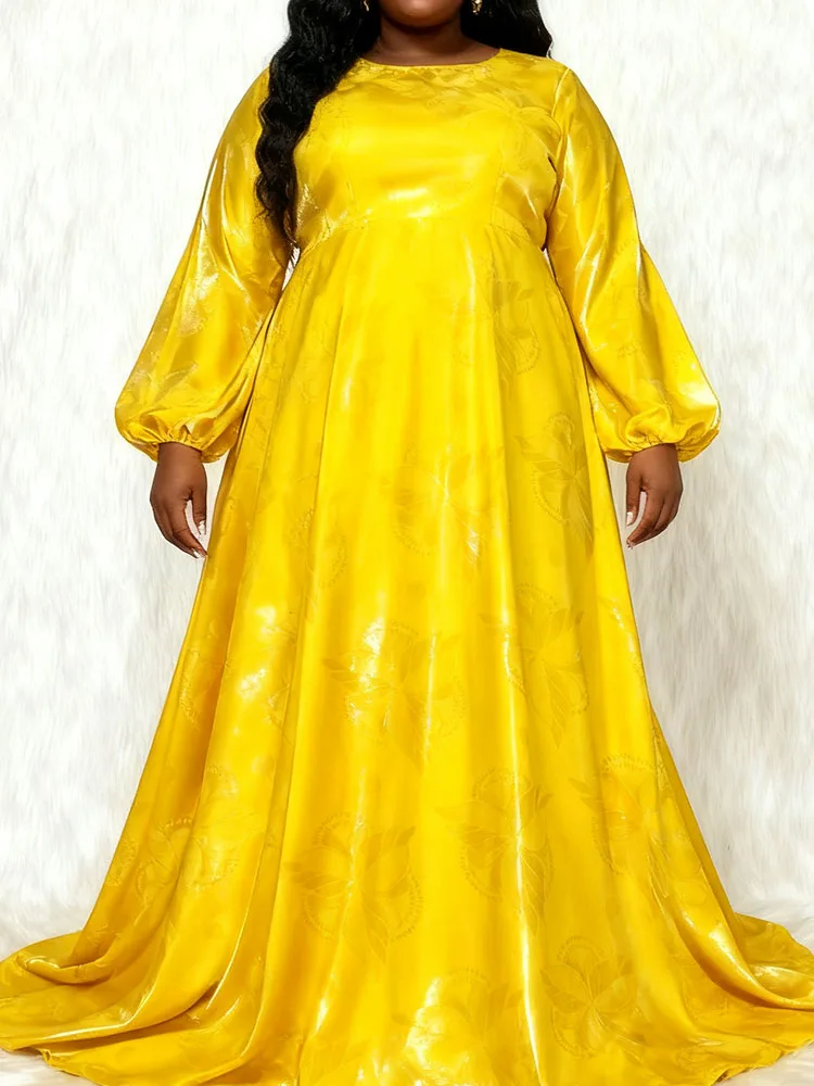 

Bazin Riche Long Dresses Boubou African Women Clothing Plus Size Fashion Elegant Dashiki Robe Bazin Fabric High Quality Party