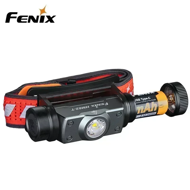 FENIX HM62-T 1200 Lumens Simple lightweight Trail Running Magnesium Headlamp Included Rechargeable Battery