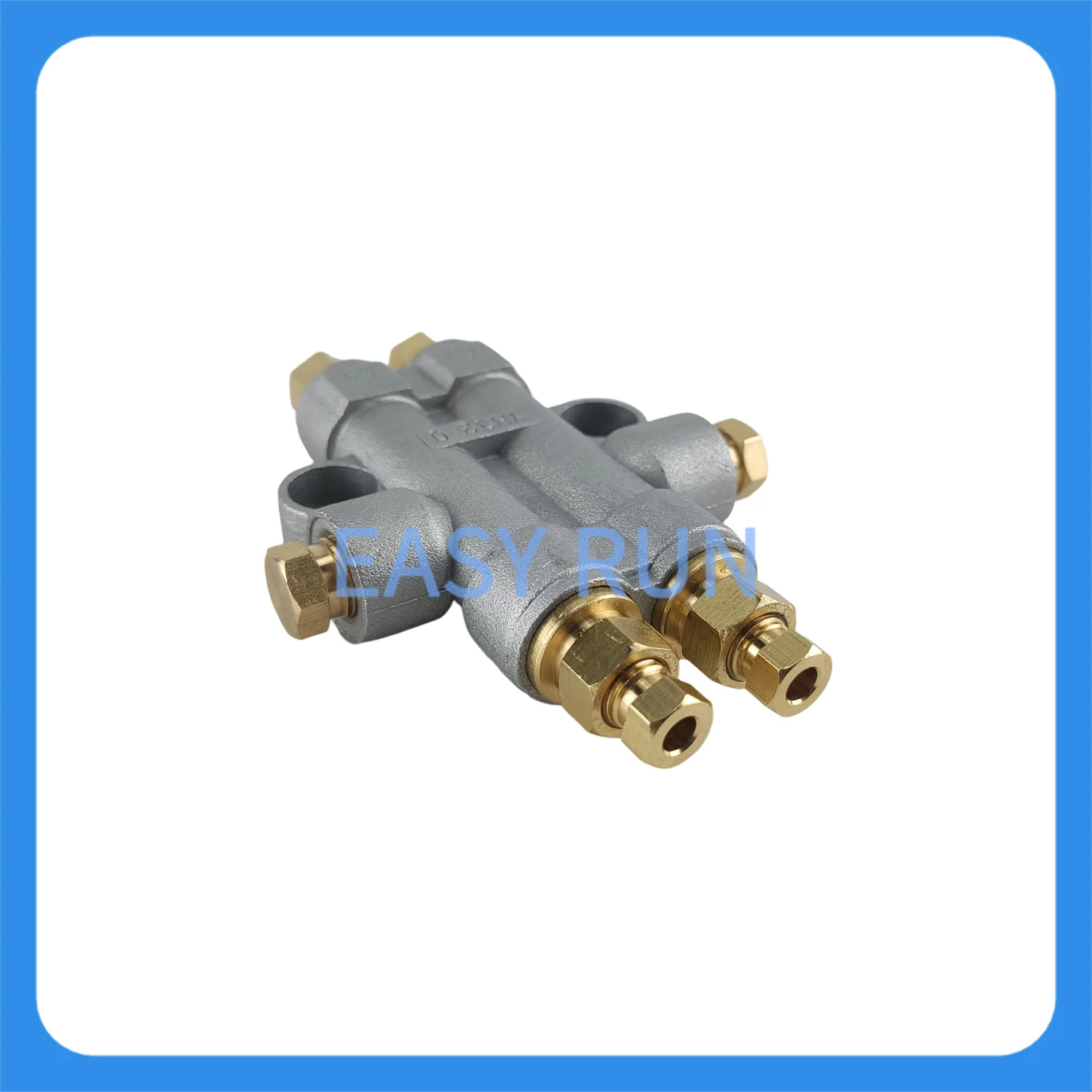In M10x1 Out M8x1 2/3/4/5/6/7/8/9/10 Ways Aluminum Lube Oil Piston Distributor Value Manifold Block for Lubrication