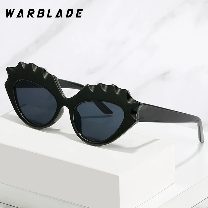 

Trendy Personality Cat Eye Women's Sunglasses Designer Brand Men Sunglass Outdoor Summer Party Street Snap Unisex Shades UV400