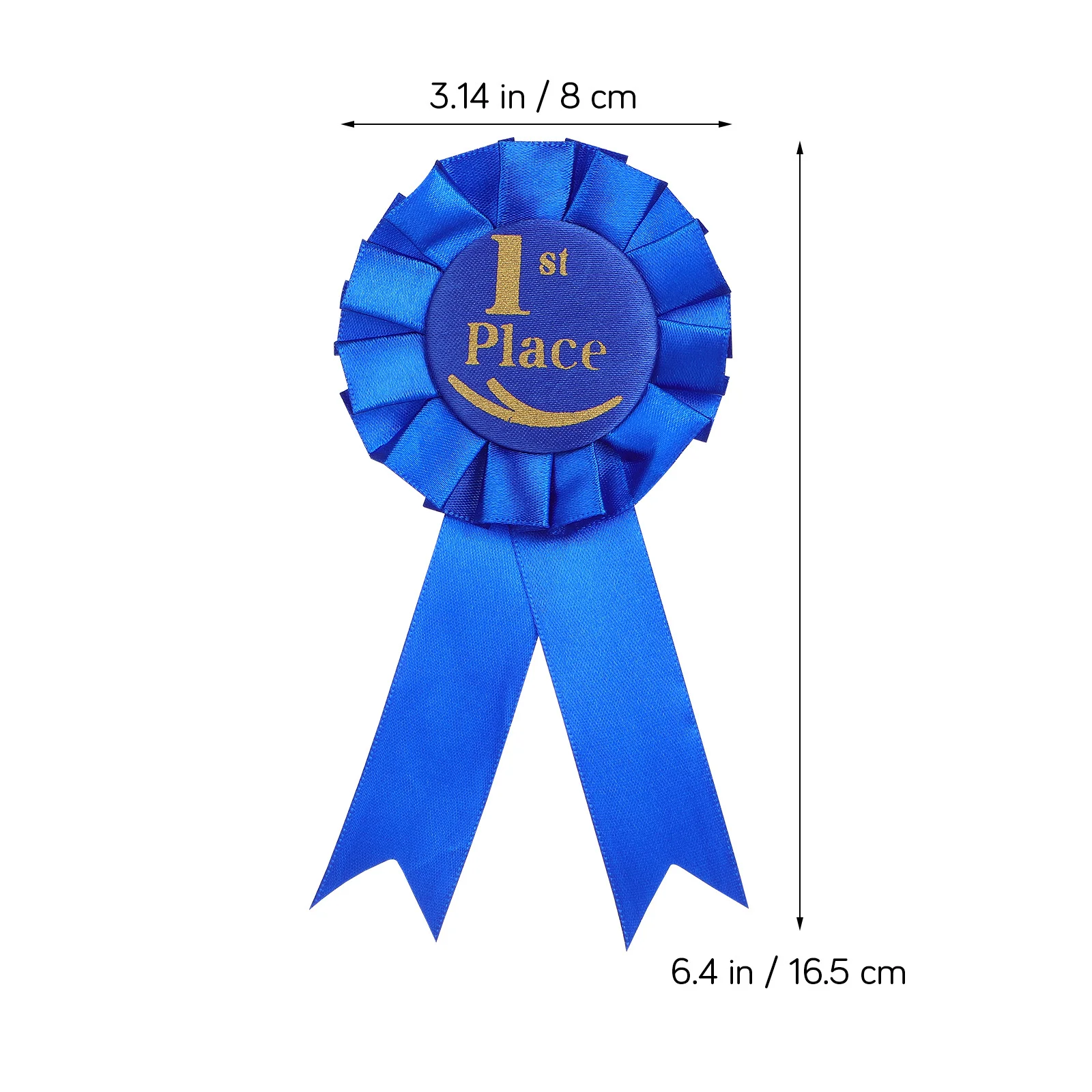 Zestaw 6 szt. wstążek na odznaki, wstążki na pierwsze i drugie miejsce, na zawody sportowe szkolne, imprezy halloweenowe, konkursy, zwycięstwa.
