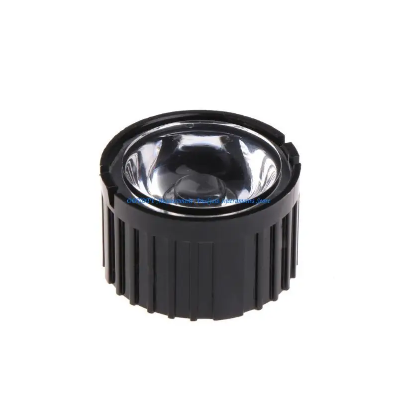 367D 10 Pcs/set LED Lens 95% Transmittance 13mm Black Holder 5/15/30/45/60/90/120°