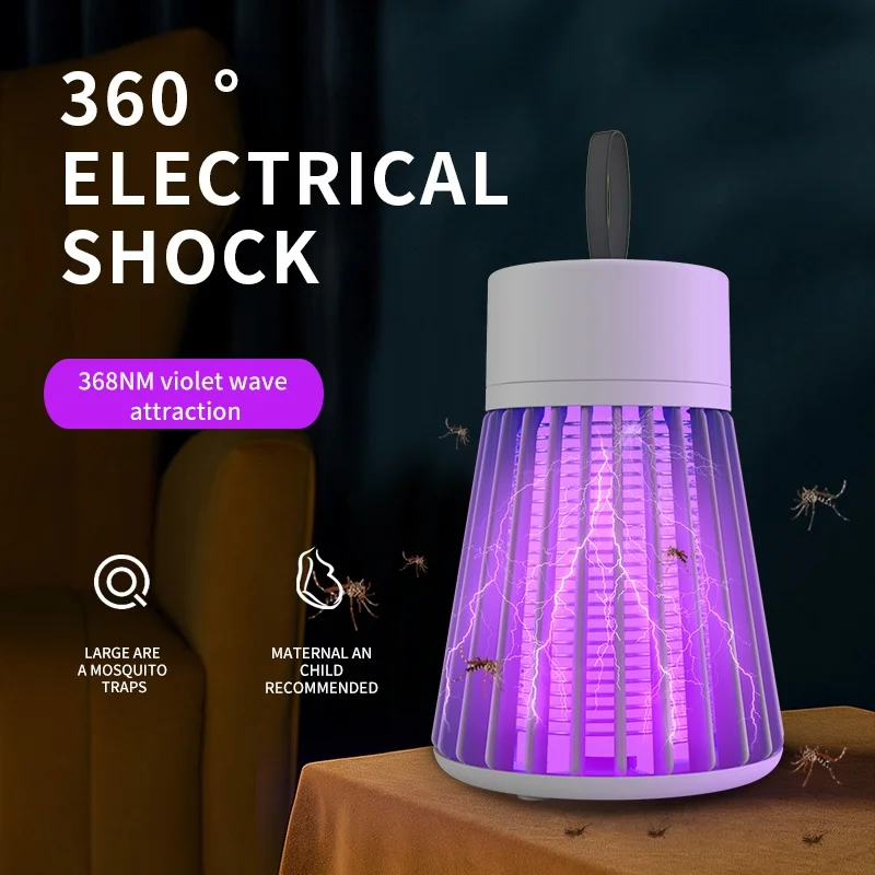 Portable Electric Shock Mosquito Killer Lamp Anti Mosquito Trap Outdoor Camping Lighting Electric fly Mosquito Repellent Lights