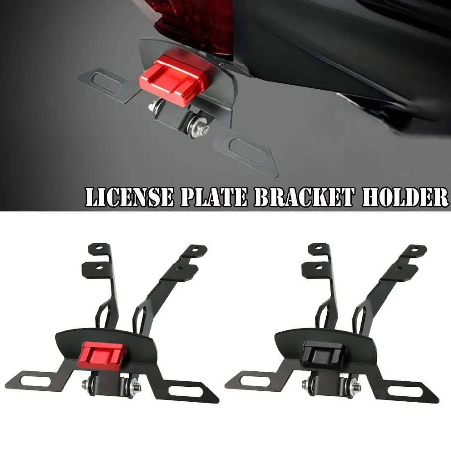 For YAMAHA TMAX530 2017 2018 TMAX 530 Motorcycle Accessories License Plate Bracket Holder Number Plate Frame Holder Bracket