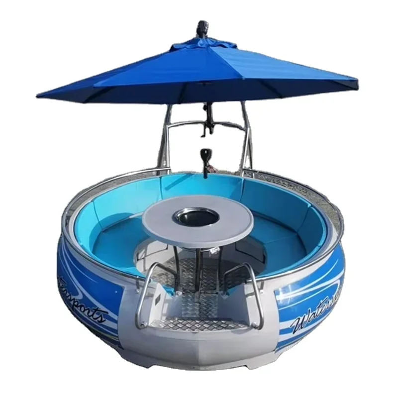 water play equipment inflatable electric bbq donut floating boat