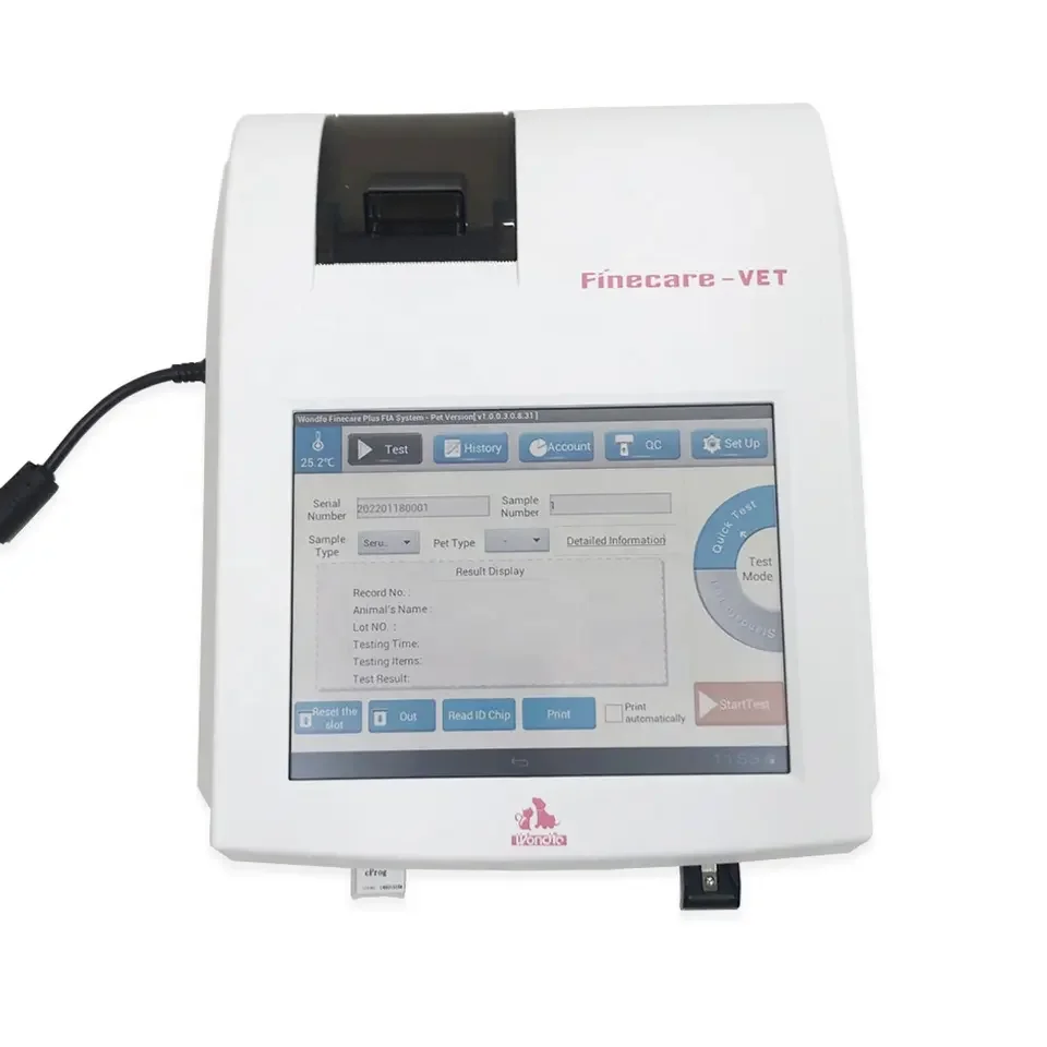 Finecare Progesterone equipment Portable Fluorescence Immunoassay Analyzer YG101