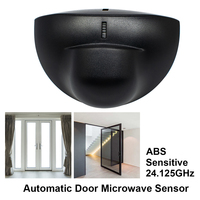 Automatic Sliding Door Microwave Sensor 24.125GHz 12V 24V Body Sensing Wired Radar Alarm Detector Elevator Supermarket Airport