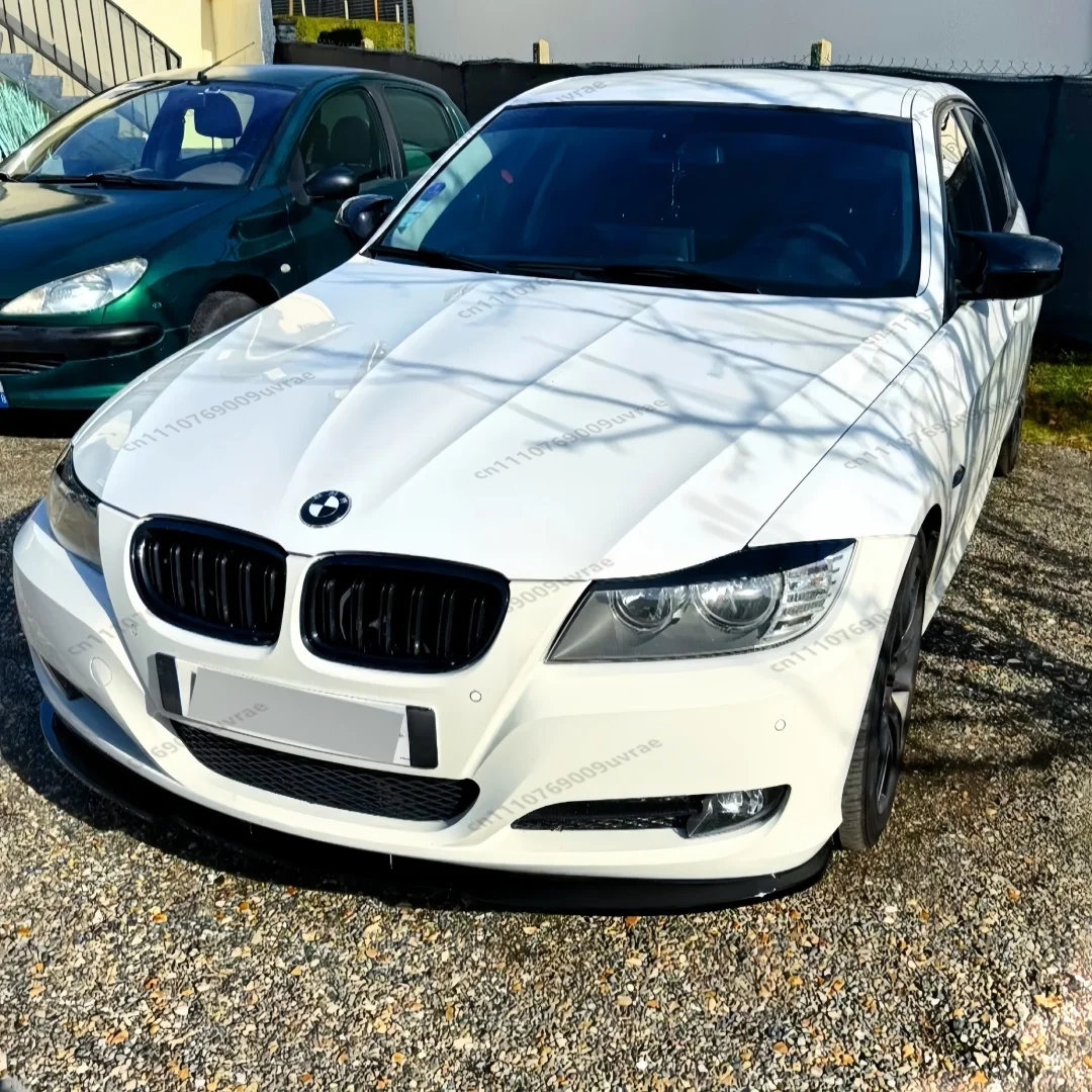 For BMW 3 Series E90 E91 318i 320i 325i 330i 330d LCI 2009-2012 Front Bumper Lip Splitter Diffuser Spoiler Guard Protector Trim