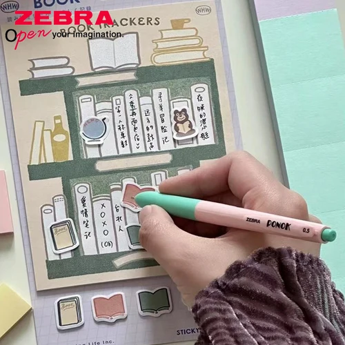 Imagen 2 del producto Bolígrafo de Gel de cebra japonés JJ9, contraste limitado, suave, de secado rápido, 0,5mm, papelería Kawaii, accesorios de oficina, suministros escolares, 1 ud.