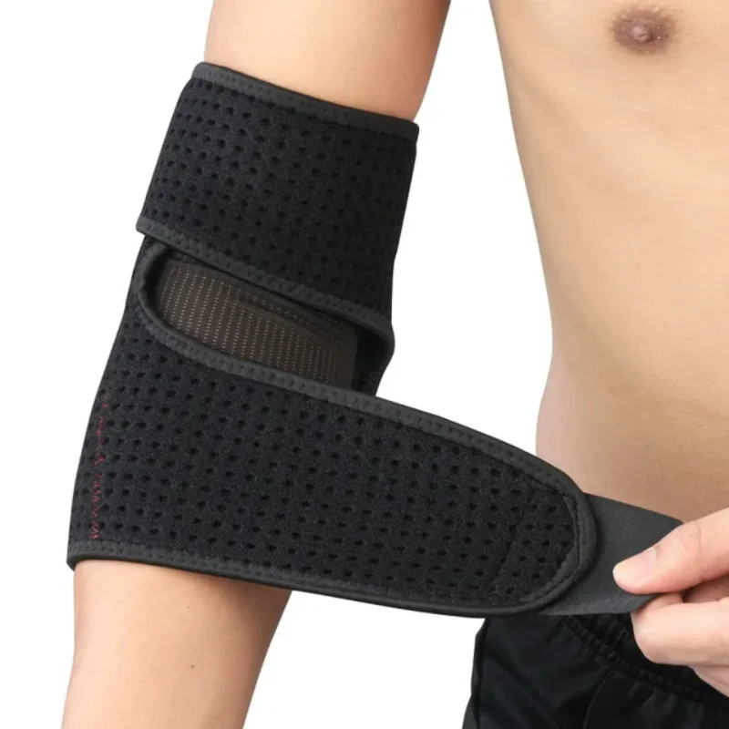 

1PCS Sports Elbow Support Bandage Breathable Elbow Pads Basketball Volleyball Gym Adjustable Sports Safety Arm Sleeve Pads