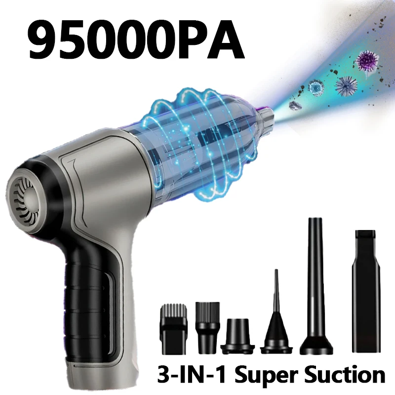 Car Vacuum Cleaner Wireless Portable Powerful Vacuum Cleaner Handheld Mini Vacuum Clean Strong Suction Dust for Home Appliances