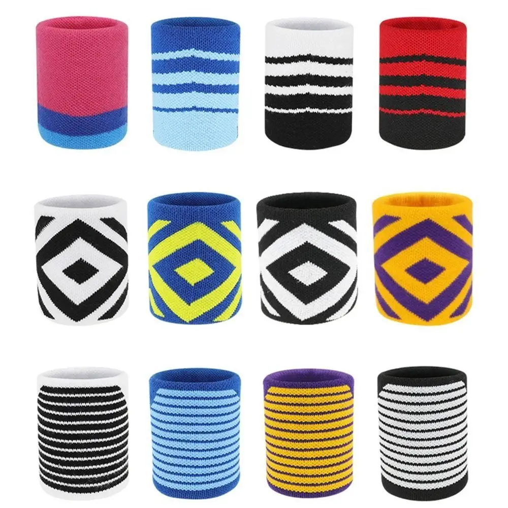 Sweatband Tennis Badminton Wrist Protector Stretch Elastic Wrist Brace Yoga Bracelet Protector Wrist Sweatband Gym Wristband