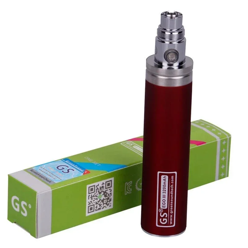 Stylo Vaporisateur GS Ego, Batterie Ecig 3200mAh, Fil 510, Capacité 3200mAh, E-Laguna, Vape Vaper vs eGo 2200, Original, 5Pcs