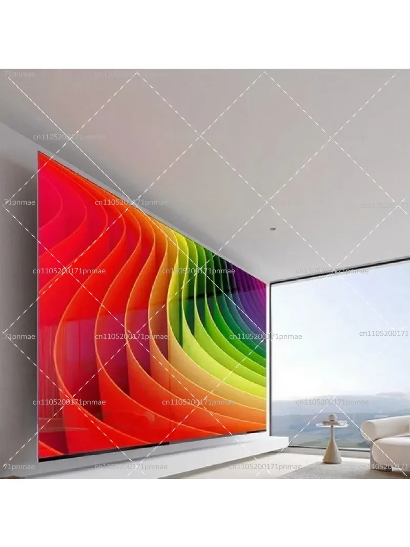 70 Inch Borderless 8K UHD Smart TV with WiFi and Far Field Voice Control, 55 65 Inch LCD Display
