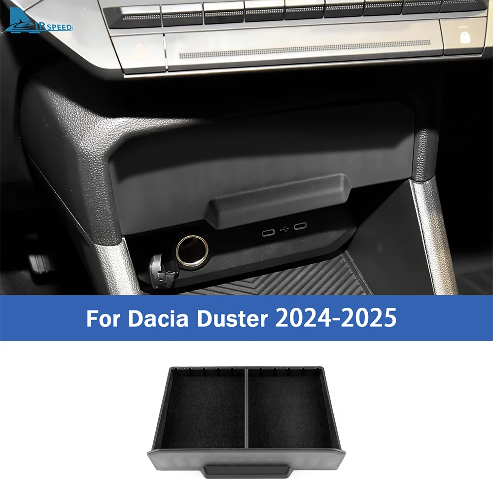 

For Dacia Duster 3 2024 2025 Container Keys Tidying Dacia Duster3 Interior Car Storage Central Control Storage Box Accessories