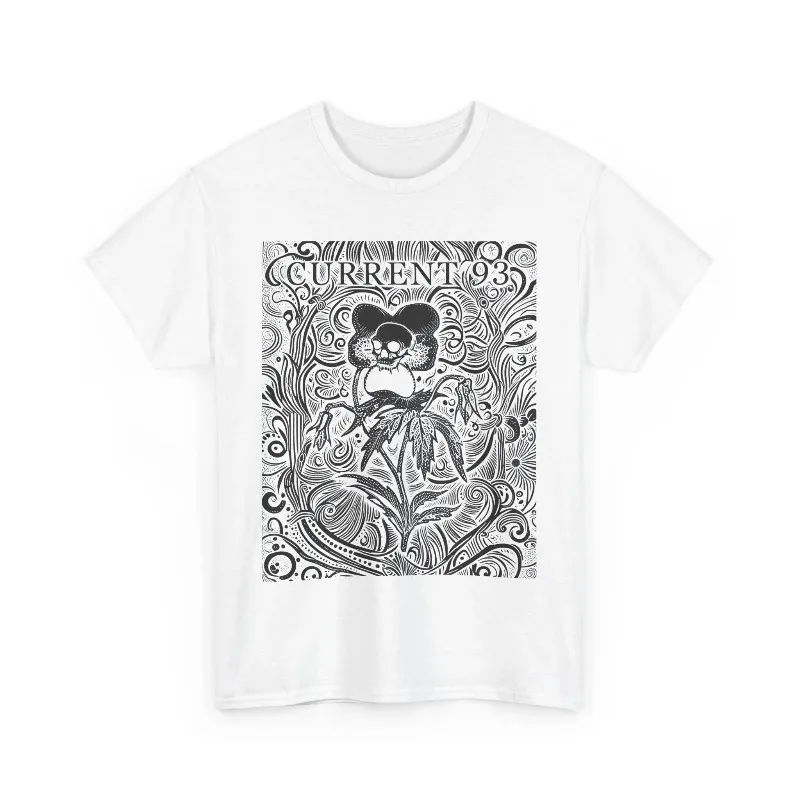 Current 93 T-Shirt, Occult Folk Band Tee Summer Men's and Women's Loose and Breathable T-shirt Top