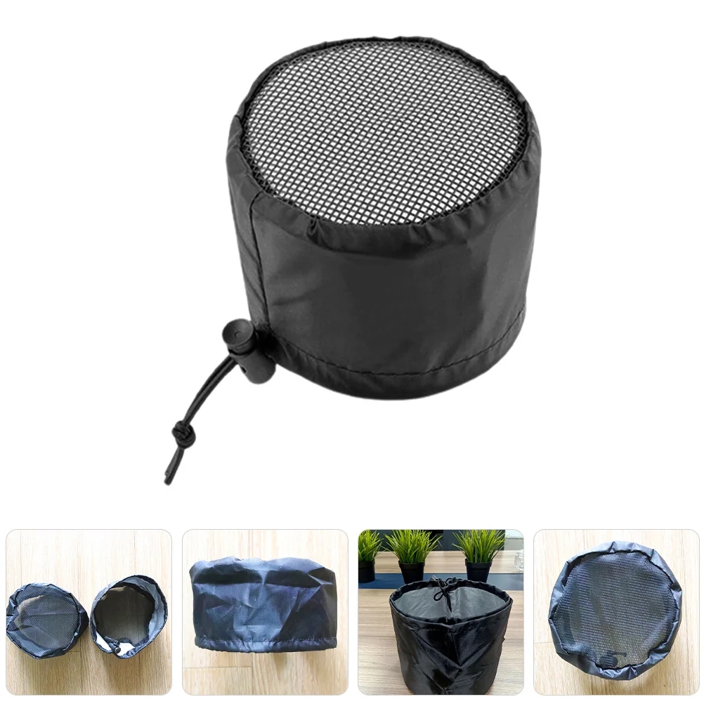 

2Pcs Polyester Grow Tent Vent Covers Adjustable Opening Duct Filter Elastic Band Fixed Buckle Indoor Plant Netting Vent Supplies