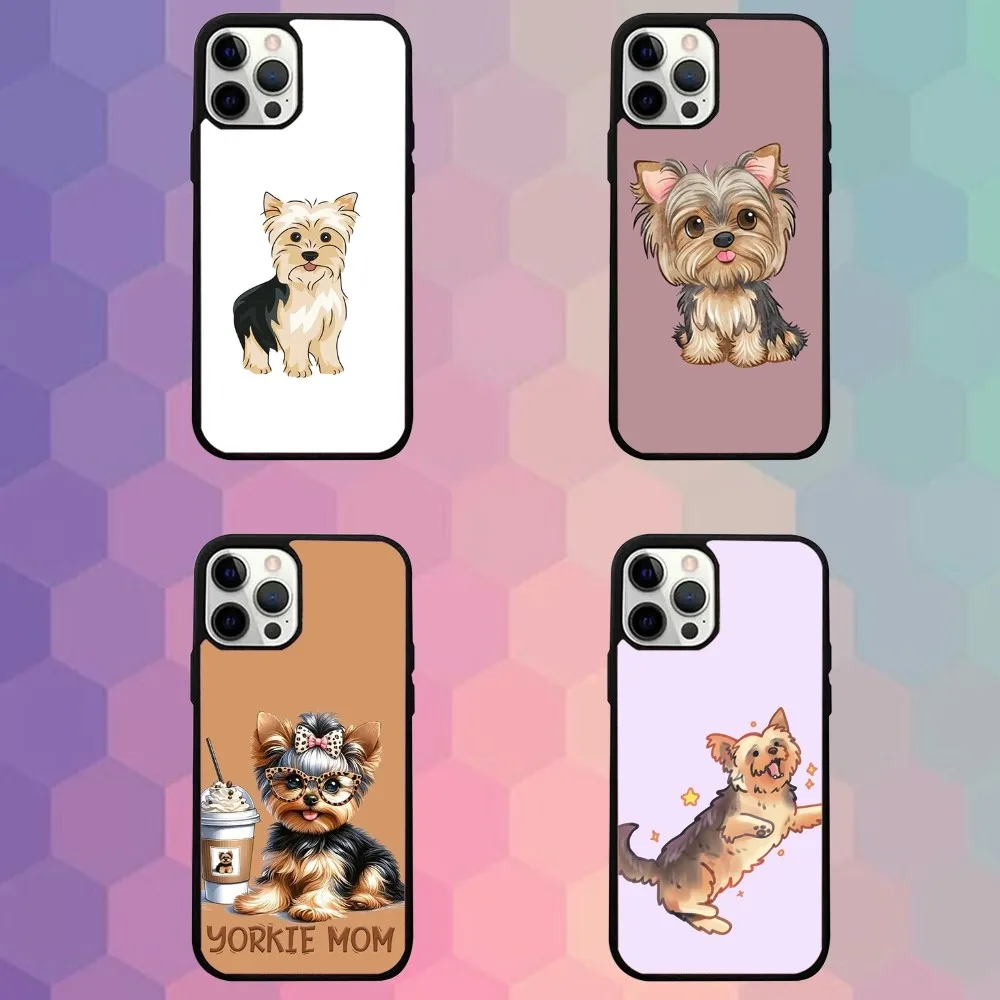 

Cute Dog Yorkshire Terrier Phone Case For iPhone 16e,16,15,14,13,12,11,Plus,Pro,Max,Mini Magsafe Magnetic Wireless Charging