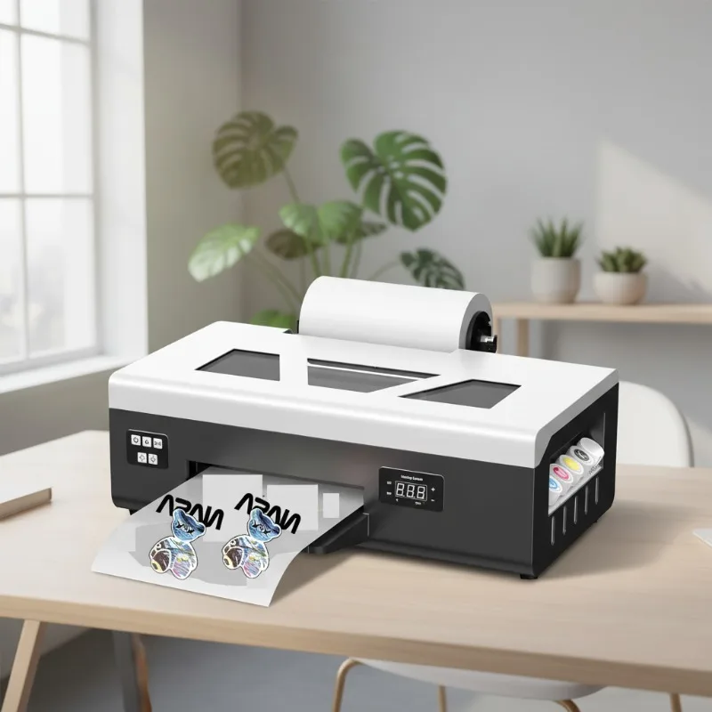 Professional Full-Automatic DTF Printer L800 L805 New Condition A4 Pet Film Sticker Cloth Garment Hoodies T-Shirts 1