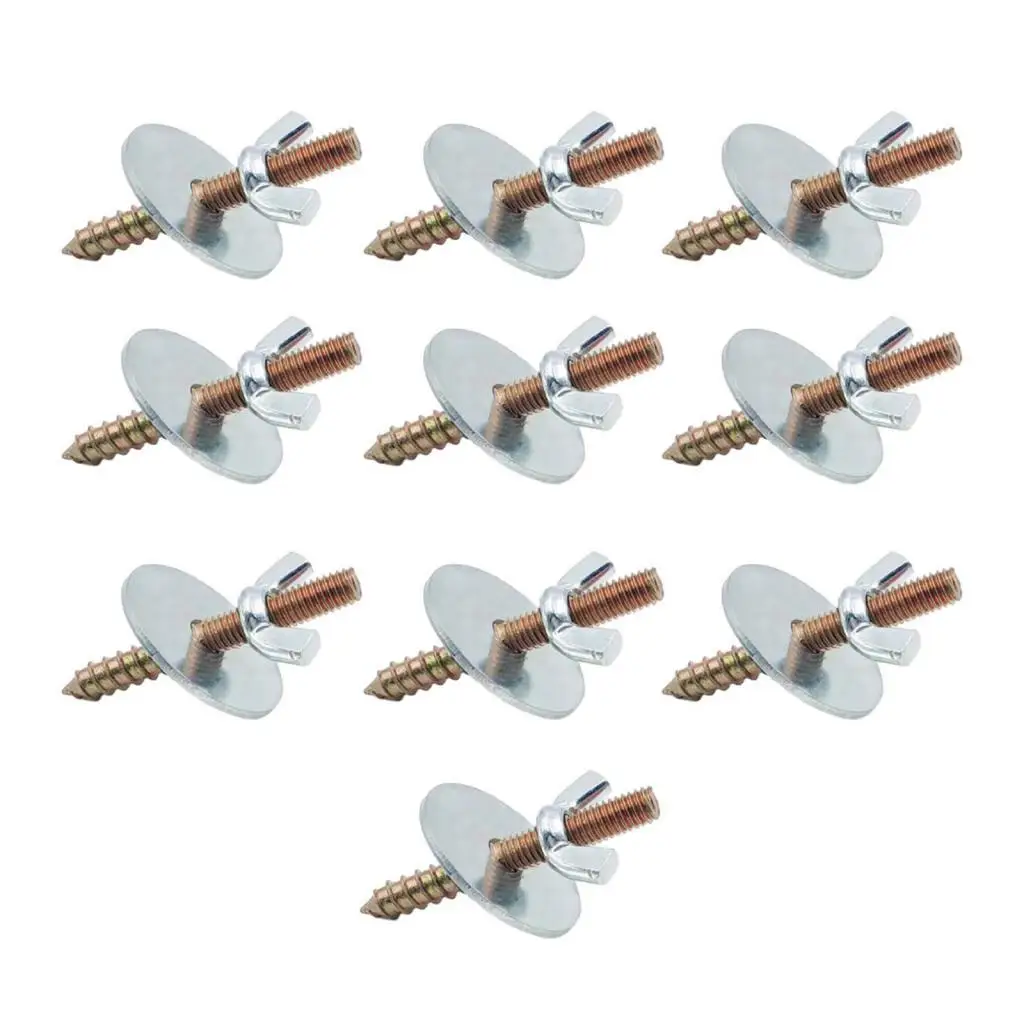 Nut Screw Mount with Gaskets Bird Cage Perch Accessory for Parrots Playground Cage Supplies