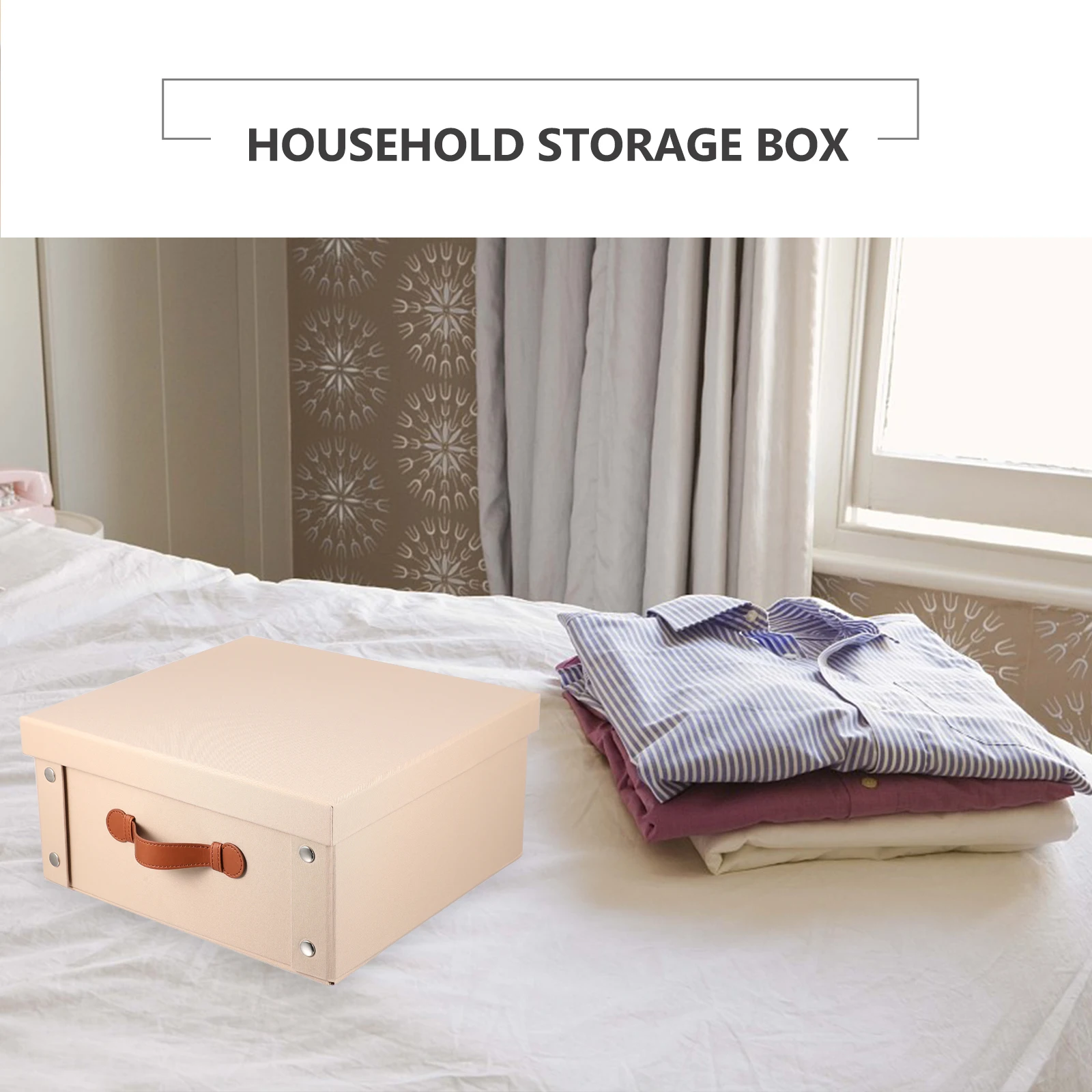 

1pc Travel Box Foldable Household Organizer Clothes Storage Container Multi-Function Sundries Bin Home Storage For Books