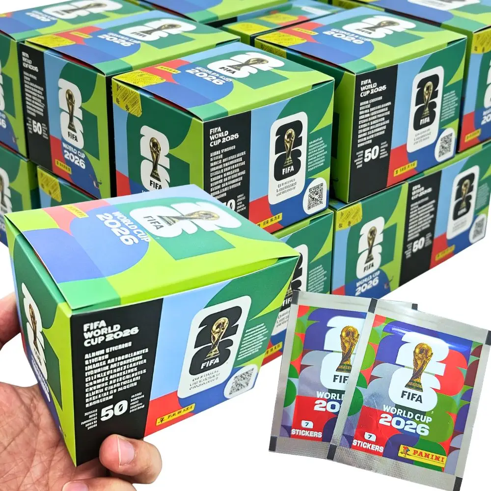 Hot Sale 2026 FIFA World Cup Soccer Stickers, Limited Edition Sticker Packs Soccer Card Fan Memorabilia Gift In Stock