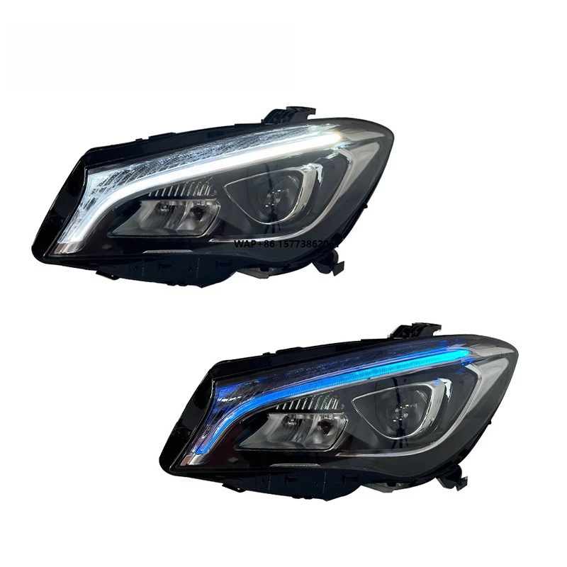 

2 Unit LED Headlights Car Accessories Suitable for Auto Lighting Systems 14-19 CLA W117 Headlight Assembly Car Led