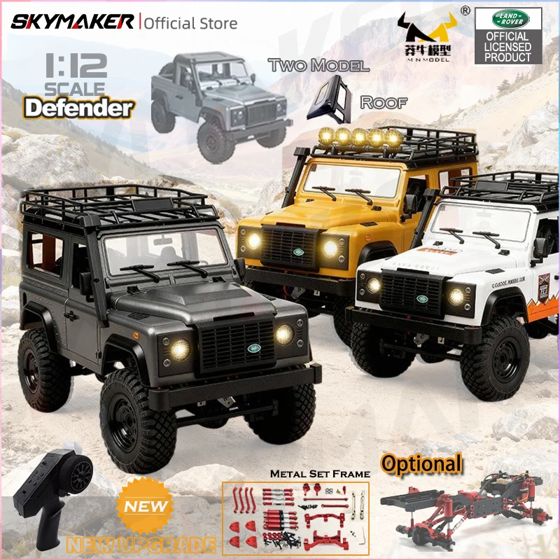 

New MN99S V2 1:12 Scale MN Model RTR RC Car 2.4G 4WD RC Rock Crawler MN98 MN99 Defender Pickup Remote Control Truck Toys